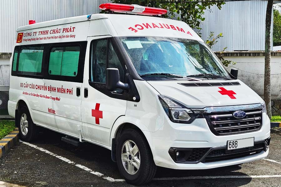Mẫu Xe Cứu Thương Ford Transit Cần Thơ